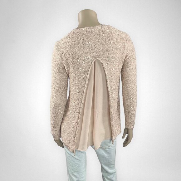 ATMOSPHERE Sequin V-Neck Knit Sweater 8 - Picture 3 of 7
